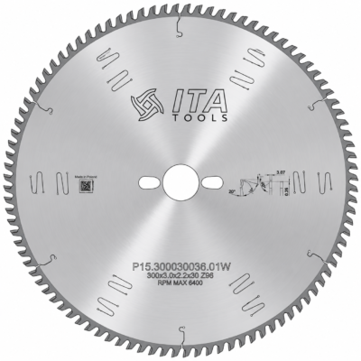Diskinis pjūklas ITA TOOLS P15 300×3.2/2.2×30 Z96
